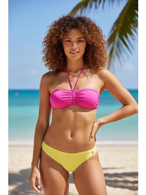 Aesco Black Spade Kadın Bikini Üst 8249