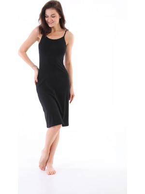 Aesco Freshness 3165  Kadın Modal Askılı Jüpon Kombinezon
