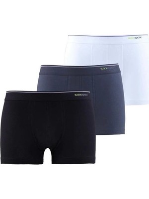 Aesco Blackpade Erkek  3lü Boxer 9670