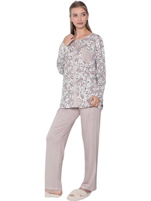 Aesco Limissi Viskon Desenli Pijama Takımı