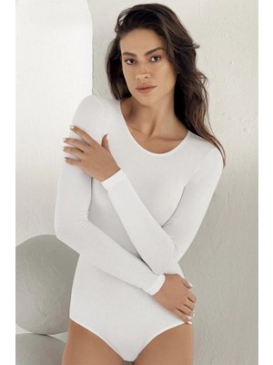 Aesco Şahinler Uzun Kollu Bisiklet Yaka Çıtçıtlı Body B866
