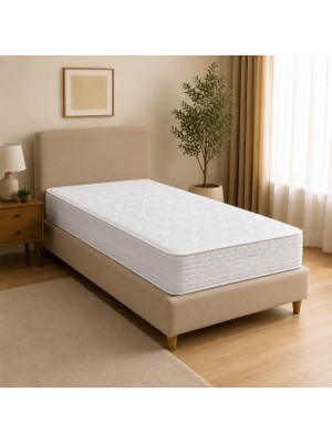 Homefy Softy Ortopedik Sünger Yatak - 20 cm Kalınlık - 22 Dns Yaysız Blok Sünger Yatak (90X190 Cm)