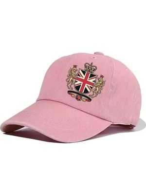 L'eivor Birleşik Krallık Büyük Britanya Baskılı Çıt Çıtlı Şapka