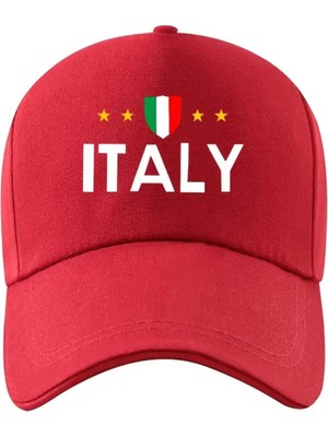 L'eivor Italy Baskılı Çıt Çıtlı Şapka