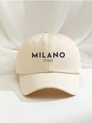 L'eivor Milano Baskılı Çıt Çıtlı Şapka