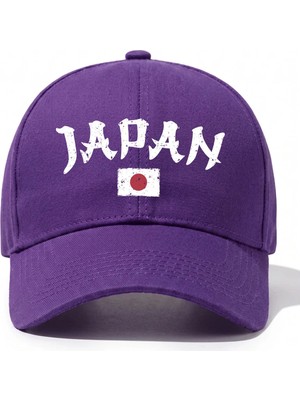 L'eivor Japan Baskılı Siyah Çıt Çıtlı Şapka