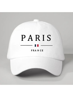L'eivor Paris France Baskılı Çıt Çıtlı Şapka