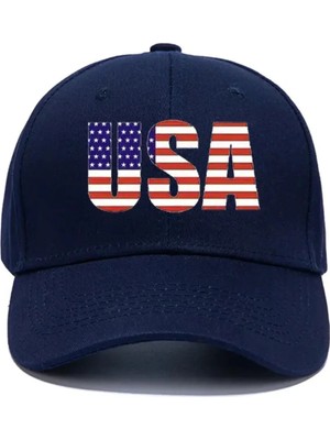 L'eivor Usa Baskılı Çıt Çıtlı Şapka
