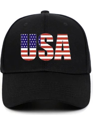 L'eivor Usa Baskılı Çıt Çıtlı Şapka
