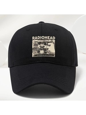L'eivor Radiohead Baskılı Çıt Çıtlı Şapka