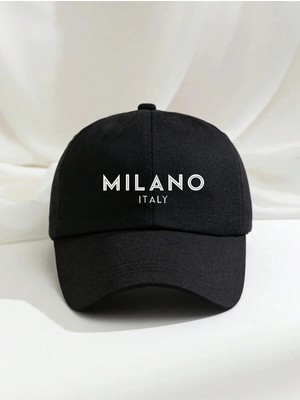 L'eivor Milano Baskılı Çıt Çıtlı Şapka