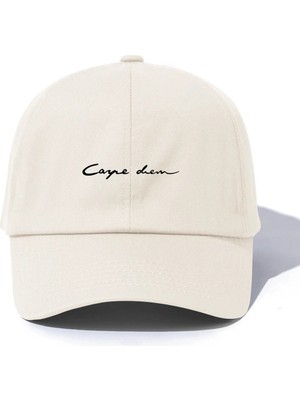 L'eivor Carpe Diem Baskılı Çıt Çıtlı Şapka