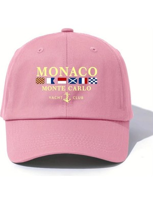 L'eivor Monaco Monte Carlo Yacht Club Baskılı Çıtlı Şapka