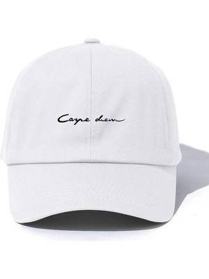 L'eivor Carpe Diem Baskılı Çıt Çıtlı Şapka