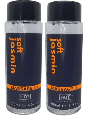 Vexor Soft Jasmin Massage Oil 400 ml Aromalı Rotik Masaj Yağı x 2 Adet