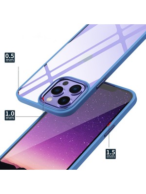 Vexor iPhone 13 Pro Max Kılıf Power Silikon - Sierra Blue