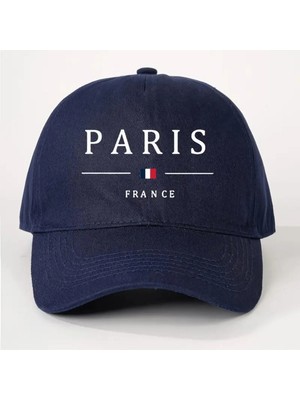 L'eivor Paris France Baskılı Çıt Çıtlı Şapka