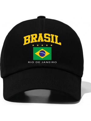 L'eivor Brasil Baskılı Pamuk Şapka