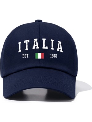 L'eivor Italia 1861 Baskılı Çıt Çıtlı Şapka