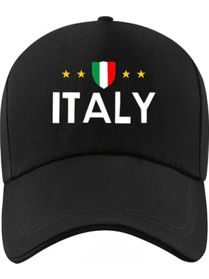 L'eivor Italy Baskılı Çıt Çıtlı Şapka