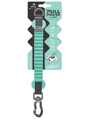 Bezos Pull Power Köpekler Için Şok Emici Ara Tasma Yeşil 25 cm