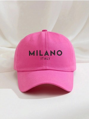 L'eivor Milano Baskılı Çıt Çıtlı Şapka