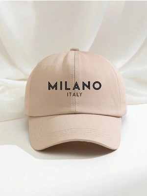 L'eivor Milano Baskılı Çıt Çıtlı Şapka