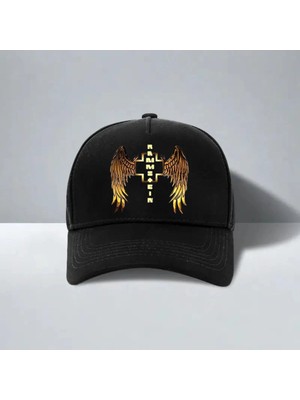 L'eivor Rammstein  Baskılı Siyah Çıt Çıtlı Şapka