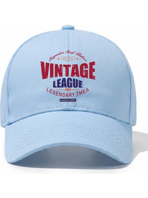 L'eivor Vintage League Baskılı Çıt Çıtlı Şapka
