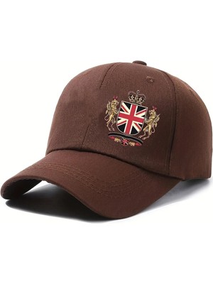 L'eivor Birleşik Krallık Büyük Britanya Baskılı Çıt Çıtlı Şapka