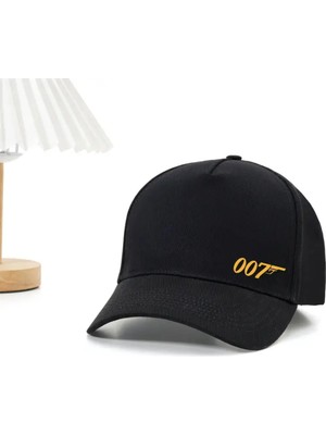 L'eivor 007 Bond Baskılı Çıt Çıtlı Şapka