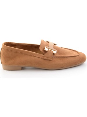 Bambi Taba  Kadın Loafer Ayakkabı K01688012272