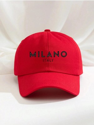 L'eivor Milano Baskılı Çıt Çıtlı Şapka