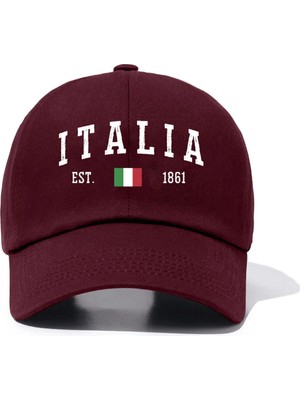 L'eivor Italia 1861 Baskılı Çıt Çıtlı Şapka
