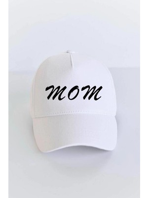L'eivor Mom Baskılı Çıt Çıtlı Şapka