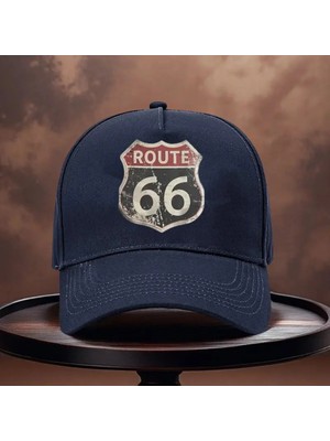 L'eivor Route 66 Baskılı Çıt Çıtlı Şapka