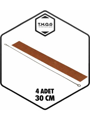 1001 Yedek Tel + Teflon Poşet Ağzı Yapıştırma Kapatma Makinesi Için 4'er Adet (30CM)