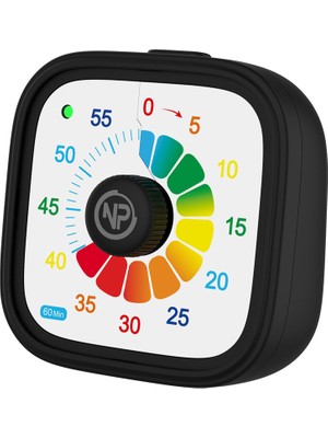 1001 Mutfak,ders,yemek Için 60DK Analog Alarm Zamanlayıcı,pomodoro Öğrenci Motivasyon Saati (Kırmı
