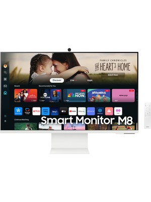 1001 M8 LS32DM801UUXUF, 32" Inç, Uhd, 3840 x 2160, 4k, 4ms 60Hz, HDR10, Akıllı Monitör