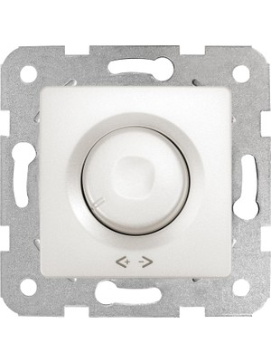 1001 Linnera Life Sedef Beyaz Floresan Dimmer 1 10V Mekanizma ve Kapak
