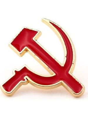 1001 S.s.c.b. Kırmızı Orak Çekiç Sovyet Metal Pin Rozet Iğne RZ012
