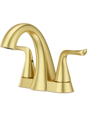 1001 LF048MALBG Willa 2 Saplı 10,16 cm Orta Set Banyo Bataryası Fırçalanmış Altın