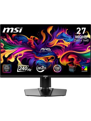1001 26.5 Mag 271QP Qd-Oled X24, Gaming Monitör, Wqhd, 16:9 Flat, Qd-Oled, 240HZ, 0.03MS (Gtg), Adaptive