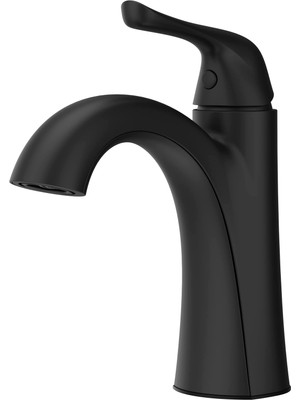 1001 LF042MALSDB Willa Tek Kontrol 10,16 cm Orta Set Banyo Bataryası Spot Defense Mat Siyah