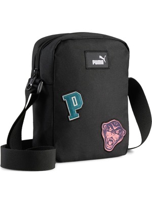 1001 Puma Phase Patch Portable Unisex Yetişkin Omuz Çantası Puma Black Tek Beden