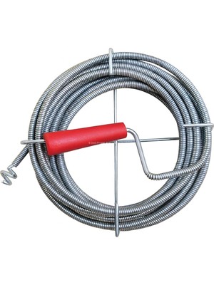 1001 Kanal Açma Teli, 9 mm Kalınlık, Dayanıklı Metal Tel, Lavabo ve Gider Borusu Açacağı, Tıkan�