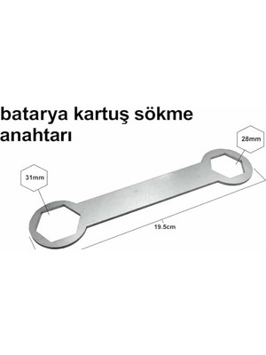 1001 Feyza Yapı Mutfak Lavabo Banyo Bataryası 35 Lik Ayaklı Kartuş ve Sökme ve Takma Anahtarı
