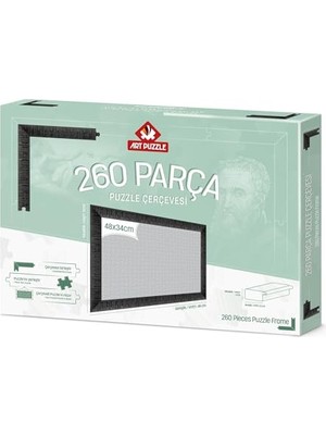 1001 Siyah 260 Parça Demonte Puzzle Çerçevesi
