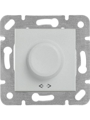 1001 Novella/trenda Metalik Beyaz Pro Dimmer Rl 20 500W Mekanizma ve Düğme/kapak