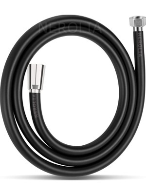 1001 150CM Siyah Pvc Banyo Duş Hortumu/ultra Dayanıklı Banyo Spirali